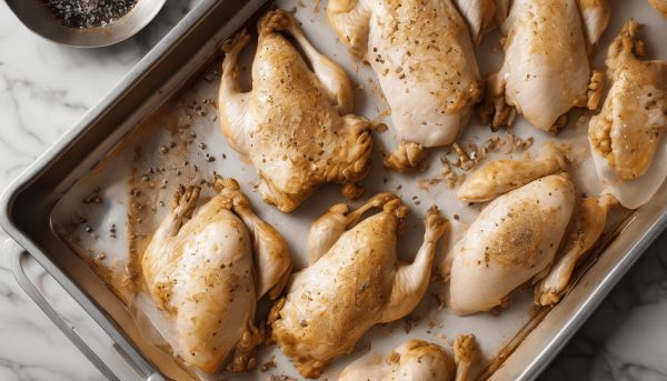 Préparez une peau de poulet croustillante au four vue autrement