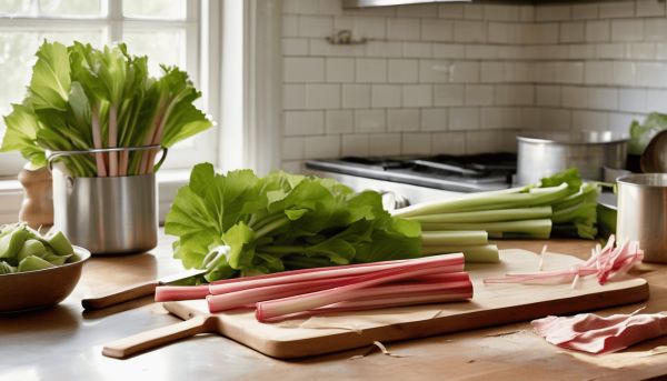 Réussir à congeler de la rhubarbe pour la conserver longtemps