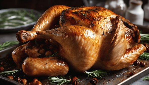 Réussir une peau croustillante de poulet à 200 degrés
